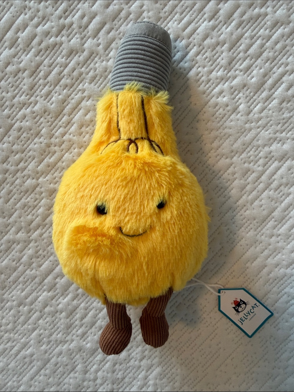 Jellycat Yellow Plush Lightbulb for Kids - Soft Character